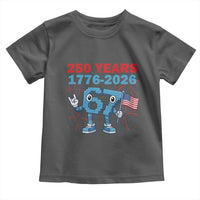 250th America Anniversary Toddler T Shirt Funny Italian Brainrot Meme 4th of July