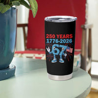 250th America Anniversary Tumbler Cup Funny Italian Brainrot Meme 4th of July