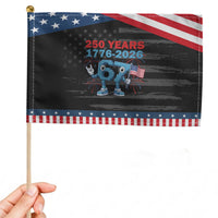 250th America Anniversary Patriotic Handheld Flag Funny Italian Brainrot Meme 4th of July
