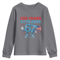 250th America Anniversary Youth Sweatshirt Funny Italian Brainrot Meme 4th of July