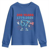 250th America Anniversary Youth Sweatshirt Funny Italian Brainrot Meme 4th of July