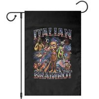 Funny Italian Brainrot Meme 4th of July Garden Flag