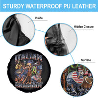 Funny Italian Brainrot Meme 4th of July Spare Tire Cover