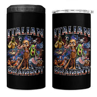 Funny Italian Brainrot Meme 4th of July 4 in 1 Can Cooler Tumbler