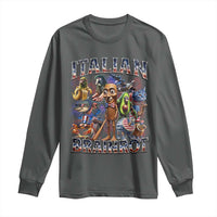 Funny Italian Brainrot Meme 4th of July Long Sleeve Shirt