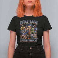 Funny Italian Brainrot Meme 4th of July T Shirt For Women