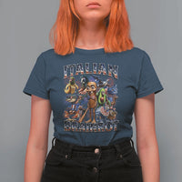 Funny Italian Brainrot Meme 4th of July T Shirt For Women