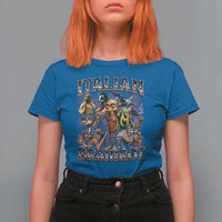 Funny Italian Brainrot Meme 4th of July T Shirt For Women
