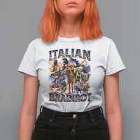 Funny Italian Brainrot Meme 4th of July T Shirt For Women