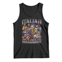 Funny Italian Brainrot Meme 4th of July Tank Top
