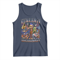 Funny Italian Brainrot Meme 4th of July Tank Top
