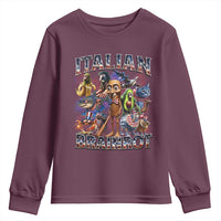Funny Italian Brainrot Meme 4th of July Youth Sweatshirt
