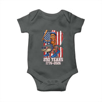 250th America Anniversary Baby Onesie Funny Tung Tung Tung Sahur Tralalero Tralala 4th of July