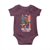 250th America Anniversary Baby Onesie Funny Tung Tung Tung Sahur Tralalero Tralala 4th of July