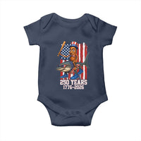 250th America Anniversary Baby Onesie Funny Tung Tung Tung Sahur Tralalero Tralala 4th of July