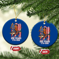 250th America Anniversary Ceramic Ornament Funny Tung Tung Tung Sahur Tralalero Tralala 4th of July