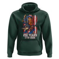 250th America Anniversary Hoodie Funny Tung Tung Tung Sahur Tralalero Tralala 4th of July