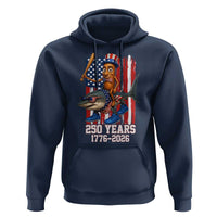 250th America Anniversary Hoodie Funny Tung Tung Tung Sahur Tralalero Tralala 4th of July