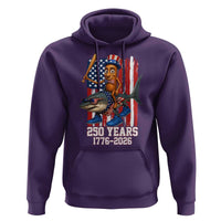 250th America Anniversary Hoodie Funny Tung Tung Tung Sahur Tralalero Tralala 4th of July