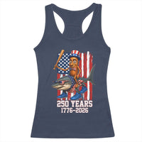 250th America Anniversary Racerback Tank Top Funny Tung Tung Tung Sahur Tralalero Tralala 4th of July