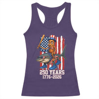 250th America Anniversary Racerback Tank Top Funny Tung Tung Tung Sahur Tralalero Tralala 4th of July
