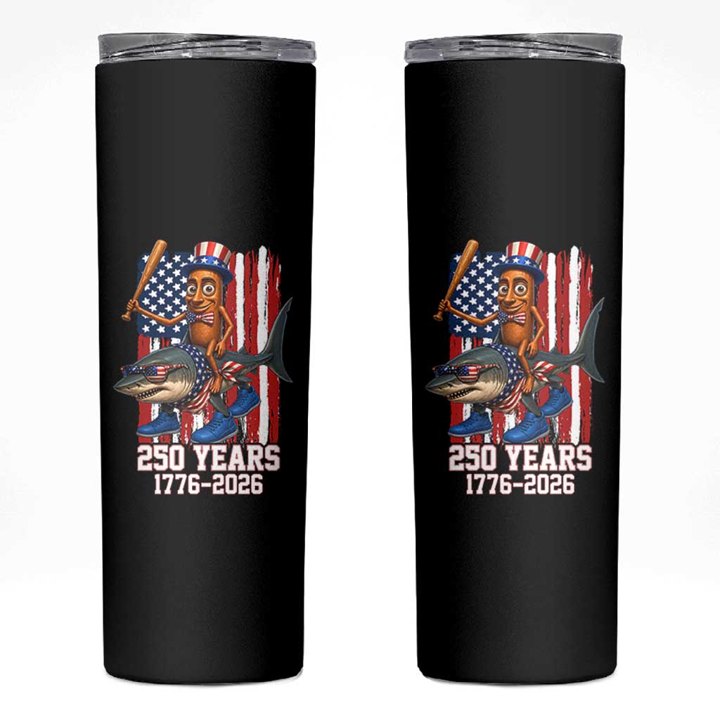 250th America Anniversary Skinny Tumbler Funny Tung Tung Tung Sahur Tralalero Tralala 4th of July