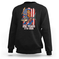 250th America Anniversary Sweatshirt Funny Tung Tung Tung Sahur Tralalero Tralala 4th of July