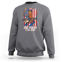 250th America Anniversary Sweatshirt Funny Tung Tung Tung Sahur Tralalero Tralala 4th of July