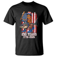 250th America Anniversary T Shirt Funny Tung Tung Tung Sahur Tralalero Tralala 4th of July