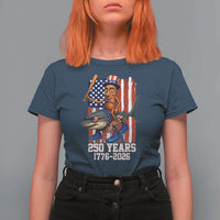 250th America Anniversary T Shirt For Women Funny Tung Tung Tung Sahur Tralalero Tralala 4th of July