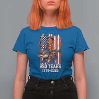 250th America Anniversary T Shirt For Women Funny Tung Tung Tung Sahur Tralalero Tralala 4th of July