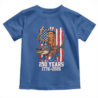 250th America Anniversary Toddler T Shirt Funny Tung Tung Tung Sahur Tralalero Tralala 4th of July