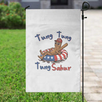 Tung Tung Tung Sahur Italian Brainrot 4th of July Garden Flag