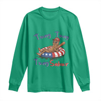 Tung Tung Tung Sahur Italian Brainrot 4th of July Long Sleeve Shirt