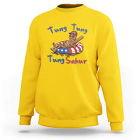 Tung Tung Tung Sahur Italian Brainrot 4th of July Sweatshirt