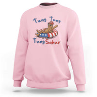 Tung Tung Tung Sahur Italian Brainrot 4th of July Sweatshirt