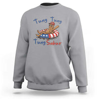 Tung Tung Tung Sahur Italian Brainrot 4th of July Sweatshirt