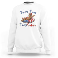 Tung Tung Tung Sahur Italian Brainrot 4th of July Sweatshirt