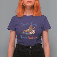 Tung Tung Tung Sahur Italian Brainrot 4th of July T Shirt For Women