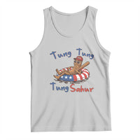 Tung Tung Tung Sahur Italian Brainrot 4th of July Tank Top