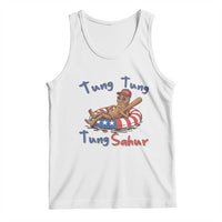 Tung Tung Tung Sahur Italian Brainrot 4th of July Tank Top