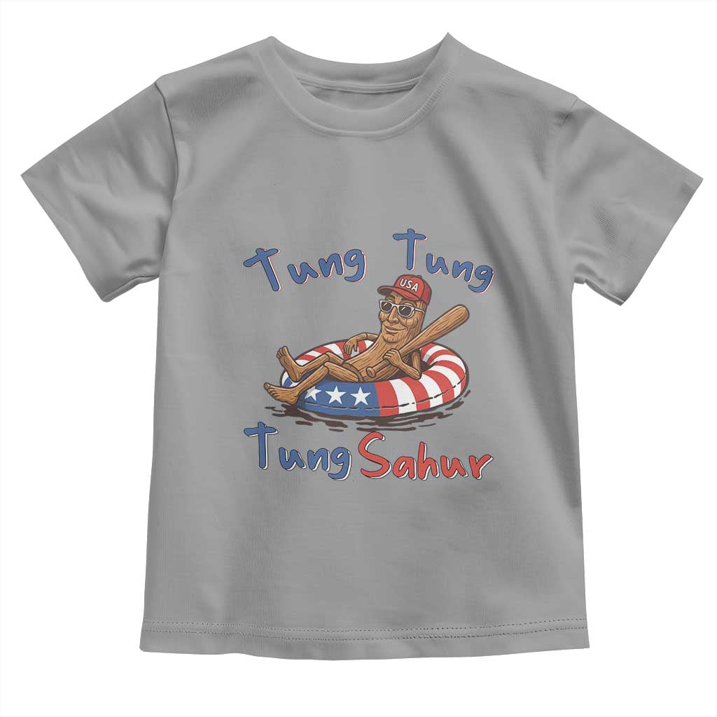 Tung Tung Tung Sahur Italian Brainrot 4th of July Toddler T Shirt