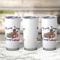Tung Tung Tung Sahur Italian Brainrot 4th of July Tumbler Cup