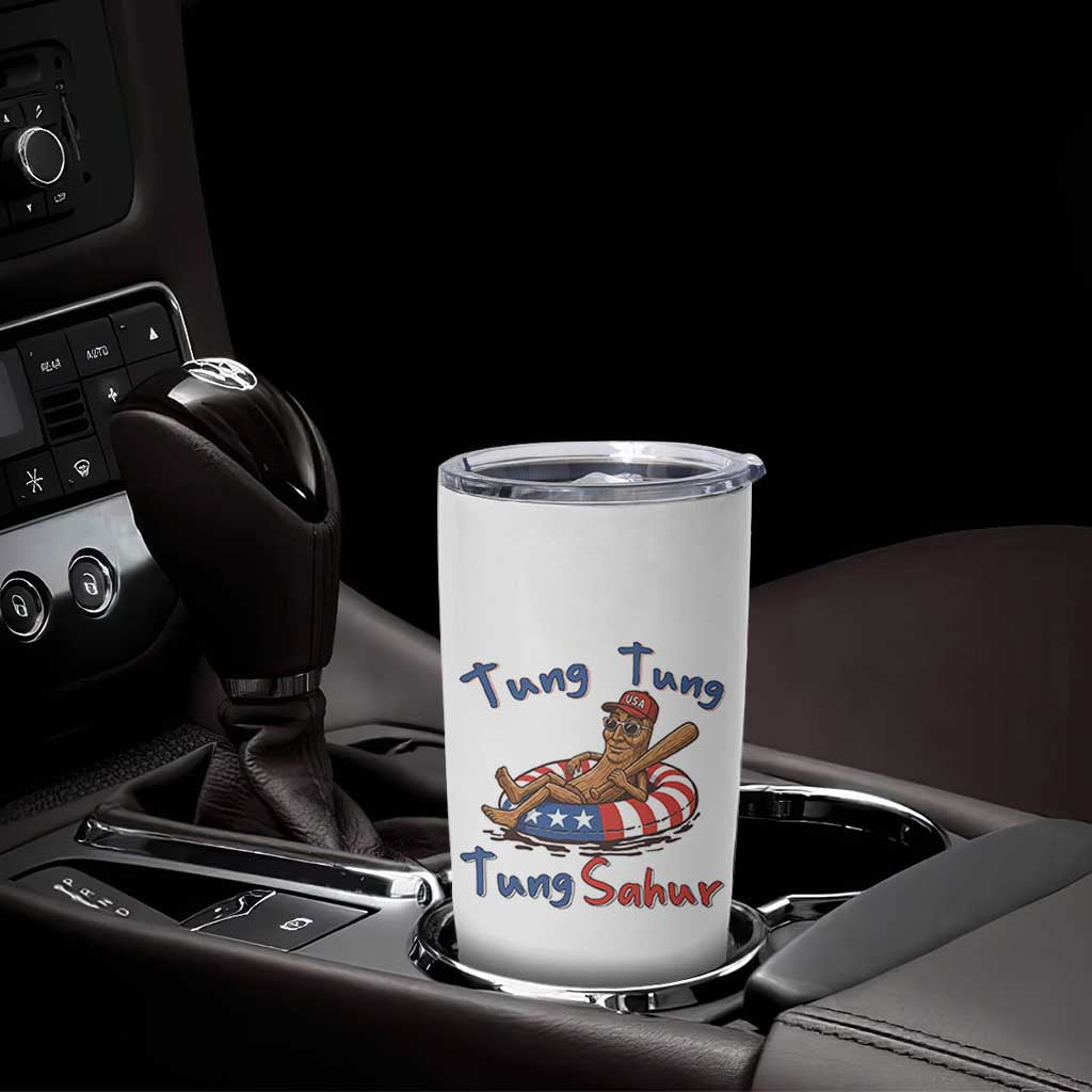 Tung Tung Tung Sahur Italian Brainrot 4th of July Tumbler Cup