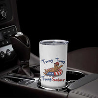 Tung Tung Tung Sahur Italian Brainrot 4th of July Tumbler Cup