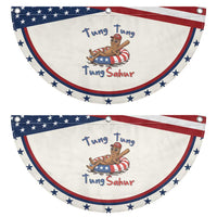 Tung Tung Tung Sahur Italian Brainrot 4th of July Patriotic Fan Flag