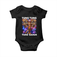 Tung Tung Sahur Italian Brainrot 4th Of July Meme Baby Onesie