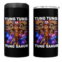Tung Tung Sahur Italian Brainrot 4th Of July Meme 4 in 1 Can Cooler Tumbler