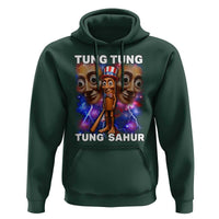 Tung Tung Sahur Italian Brainrot 4th Of July Meme Hoodie
