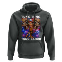 Tung Tung Sahur Italian Brainrot 4th Of July Meme Hoodie